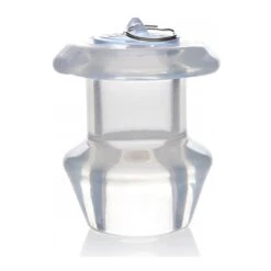 Master Series Ass Bung Clear Hollow Anal Dilator With Plug - Large