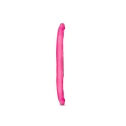 Blush B Yours - 16 Inch Double Dildo Pink