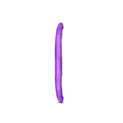Blush B Yours - 16 Inch Double Dildo Purple