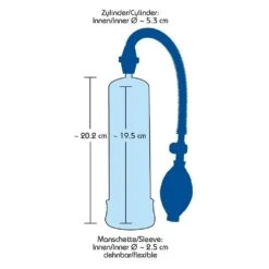 Bang Bang Penispumpe Blau -Sex Spielzeug Laden bang bang penispumpe blau4