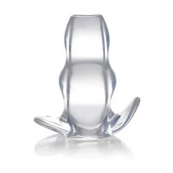 Master Series Clear View Hollow Anal Plug - Large - 5,8 Cm