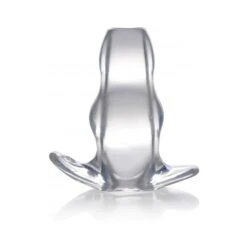 Master Series Clear View Hollow Anal Plug - Medium - 4,7 Cm