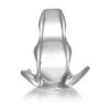 Master Series Clear View Hollow Anal Plug - Small - 4 Cm