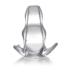 Master Series Clear View Hollow Anal Plug - Small - 4 Cm