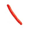 Double Stretch Dildo N&deg;33 42 X 5cm Red