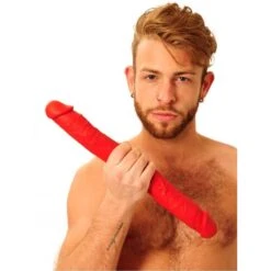 Double Stretch Dildo N&deg;33 42 X 5cm Red -Sex Spielzeug Laden double stretch dildo n33 42 x 5cm red8