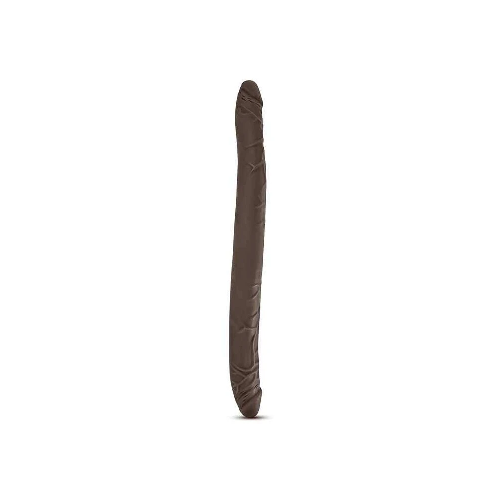 Blush Dr. Skin 16Inch Double Dildo Chocolate 3 Blush Dr. Skin 16Inch Double Dildo Chocolate