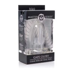 Master Series Gape Glory Clear Hollow Anal Plug Transparent -Sex Spielzeug Laden gape glory clear hollow anal plug transparent4
