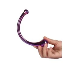 Dream Toys Glamour Glass Curved Wand -Sex Spielzeug Laden glamour glass curved wand3