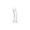 Glas Curved Realistic Glass Dildo With Veins