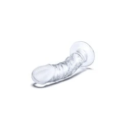 Glas Curved Realistic Glass Dildo With Veins -Sex Spielzeug Laden glas curved realistic glass dildo with veins3