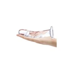 Glas Curved Realistic Glass Dildo With Veins -Sex Spielzeug Laden glas curved realistic glass dildo with veins5