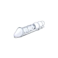 Glas Double Ended Glass Dildo With Anal Beads -Sex Spielzeug Laden glas double ended glass dildo with anal beads3