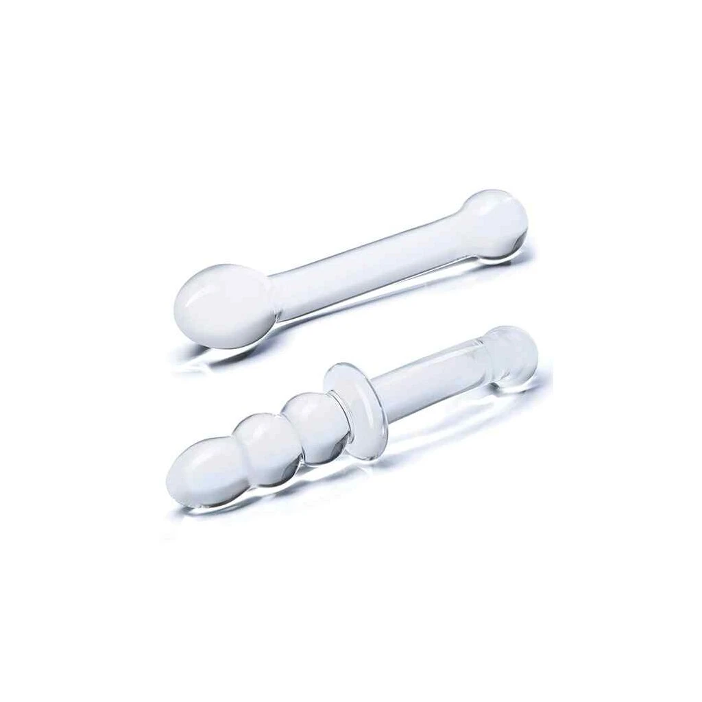 Glas G-Spot Pleasure Glass Dildo Set 2 Pcs 5 Glas G-Spot Pleasure Glass Dildo Set 2 Pcs – Bild 3