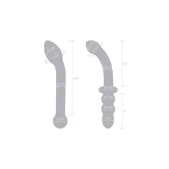 Glas G-Spot Pleasure Glass Dildo Set 2 Pcs 15 Glas G-Spot Pleasure Glass Dildo Set 2 Pcs -Sex Spielzeug Laden glas g spot pleasure glass dildo set 2 pcs7