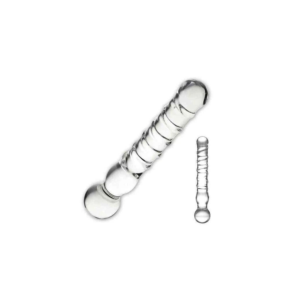 Glas - Joystick Clear Glass Dildo 3 Glas - Joystick Clear Glass Dildo