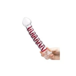Glas Mr. Swirly Dildo 25,5 Cm -Sex Spielzeug Laden glas mr swirly dildo 255 cm4