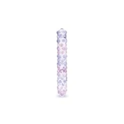 Glas Purple Rose Nubby Dildo