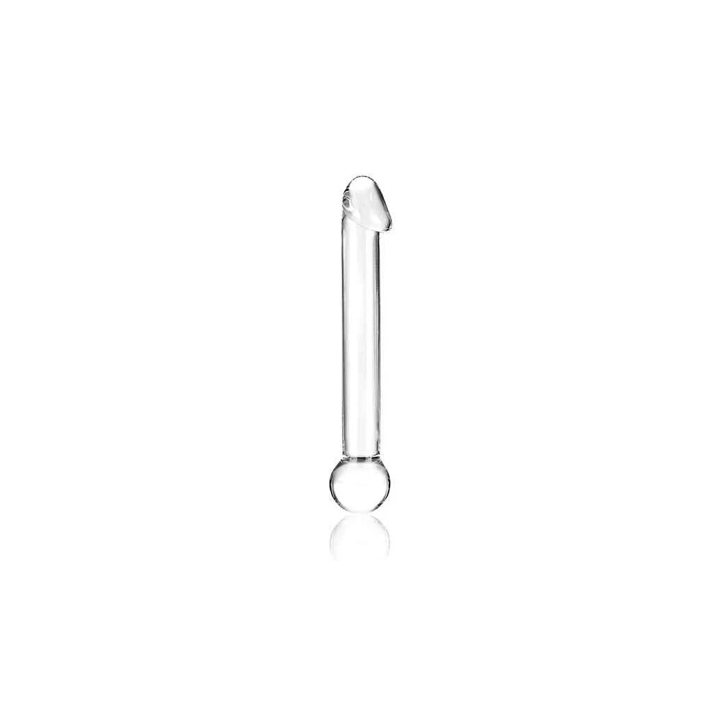 Glas - Realistic Head Glass Dildo 3 Glas - Realistic Head Glass Dildo