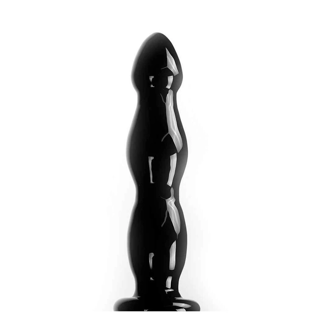 Glass Dildo Black Deluxe 5 Glass Dildo Black Deluxe – Bild 3