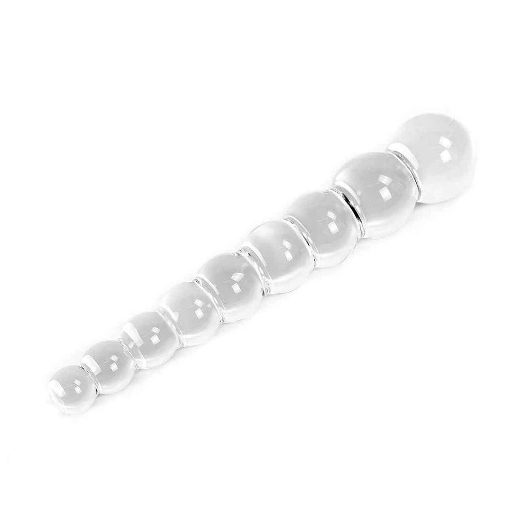Glass Dildo Clear Balls 4 Glass Dildo Clear Balls – Bild 2