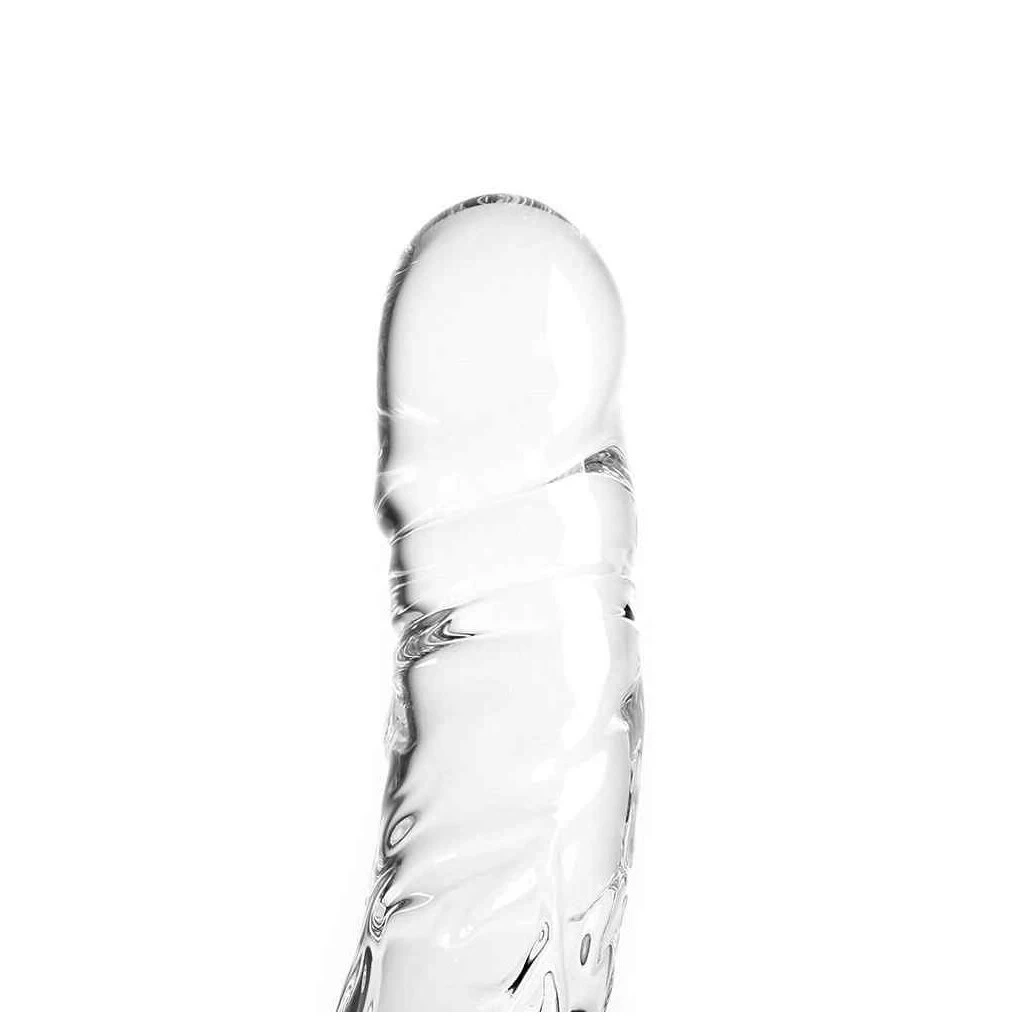 Glass Dildo Clear Penis Round 4 Glass Dildo Clear Penis Round – Bild 2