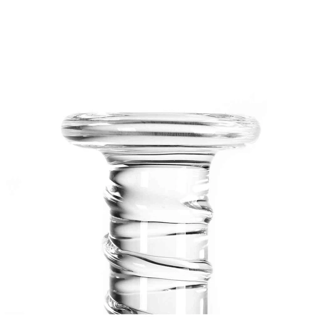 Glass Dildo Clear Penis Swirl 5 Glass Dildo Clear Penis Swirl – Bild 3