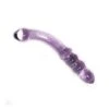 Glass Dildo Purple Curve