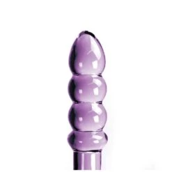 Glass Dildo Purple Curve 8 Glass Dildo Purple Curve -Sex Spielzeug Laden glass dildo purple curve3