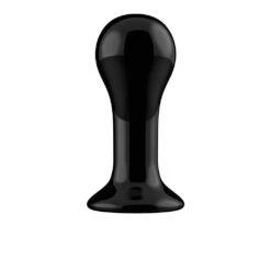 Globy - Glass Vibrator - With Suction Cup And Remote - Rechargeable - 10 Speed - Black -Sex Spielzeug Laden globy glass vibrator with suction cup and remote rechargeable 10 speed black3
