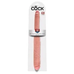 King Cock 16" Tapered Double Dildo Flesh