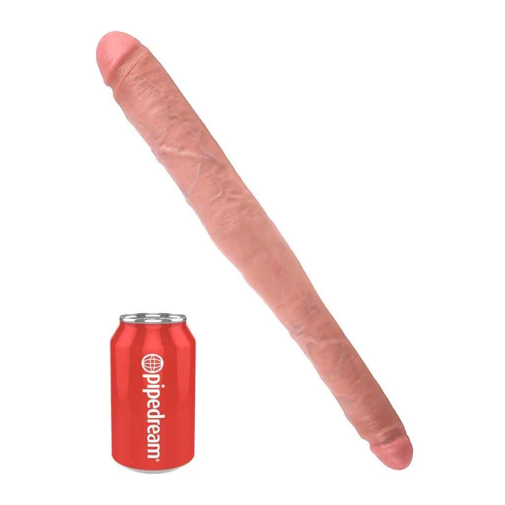 King Cock 16" Tapered Double Dildo Flesh 4 King Cock 16" Tapered Double Dildo Flesh – Bild 2