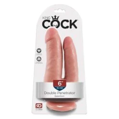 King Cock Dildo &bdquo;Double Penetrator Flesh
