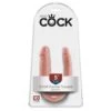 King Cock Double Trouble Flesh 5&quot; -Sex Spielzeug Laden king cock double trouble flesh 5