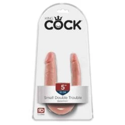 King Cock Double Trouble Flesh 5&quot;