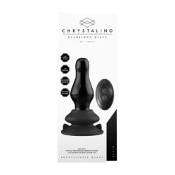 Missy - Glass Vibrator - With Suction Cup And Remote - Rechargeable - 10 Speed - Black -Sex Spielzeug Laden missy glass vibrator with suction cup and remote rechargeable 10 speed black2