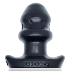 Oxballs - Drain-O Flow-Thru Buttplug - Black - Small