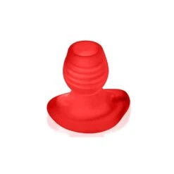 Oxballs - Glowhole-2 Hollow Buttplug With Led Insert Red Morph Large