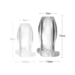Plug Tunnel Anal Nymbus Transparent 8.5 X 4.7cm -Sex Spielzeug Laden plug tunnel anal nymbus transparent 85 x 47cm6