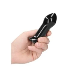 Pluggy - Glass Vibrator - With Suction Cup And Remote - Rechargeable - 10 Speed - Black -Sex Spielzeug Laden pluggy glass vibrator with suction cup and remote rechargeable 10 speed black5