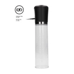 Premium Rechargeable Automatic LCD Pump - Transparent -Sex Spielzeug Laden premium rechargeable automatic lcd pump transparent7