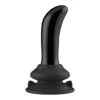 Prickly - Glass Vibrator - With Suction Cup And Remote - Rechargeable - 10 Speed - Black -Sex Spielzeug Laden prickly glass vibrator with suction cup and remote rechargeable 10 speed black