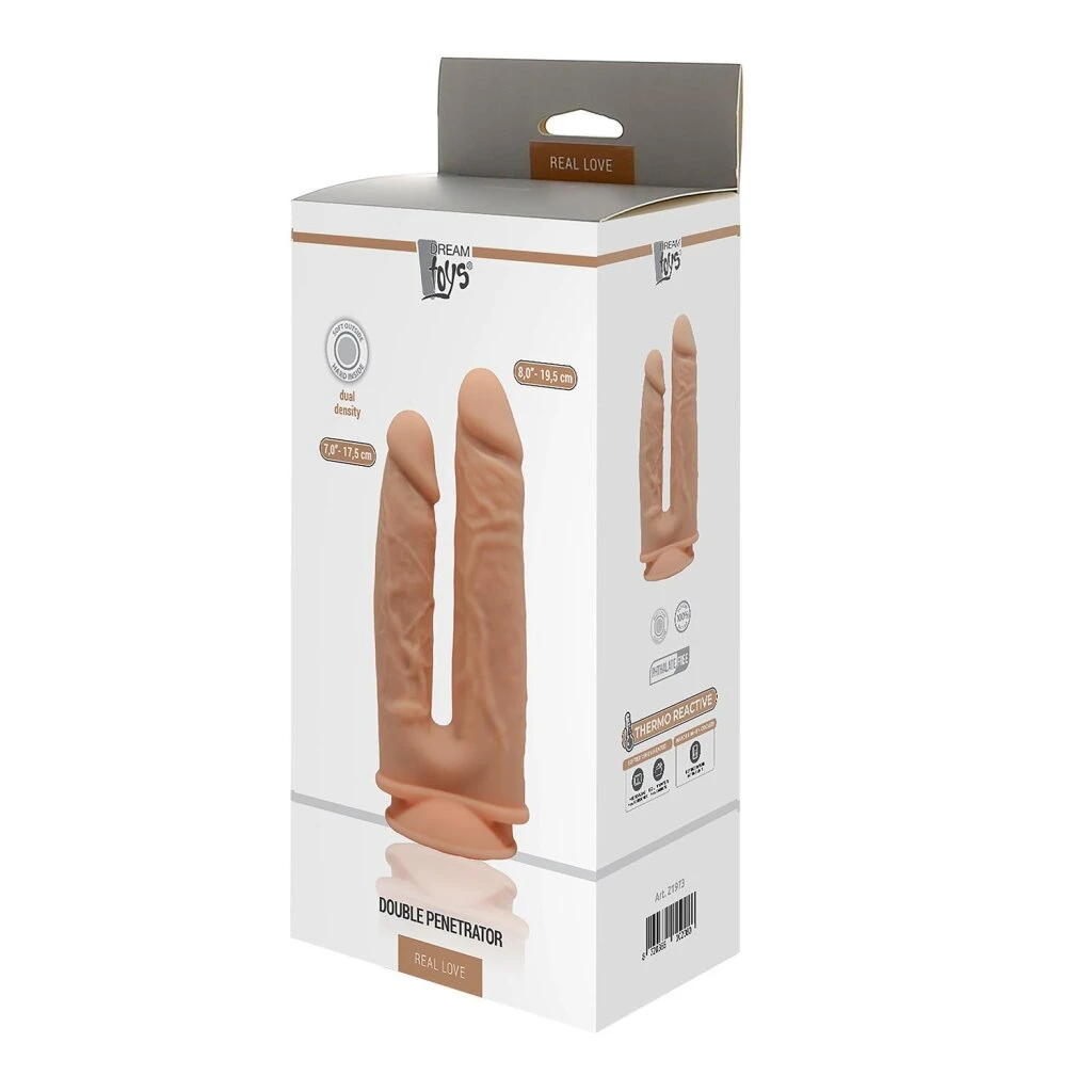 Dream Toys Real Love Dual Density Double Penetrator Flesh 3 Dream Toys Real Love Dual Density Double Penetrator Flesh