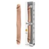 SILEXD Dual Density Silicone Double Dong Dildo S Flesh (38,5 Cm)