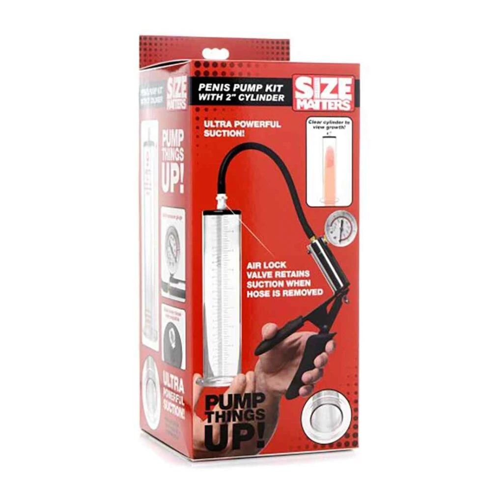 Size Matters SM Penis Pump Kit With 2" Cylinder 4 Size Matters SM Penis Pump Kit With 2" Cylinder – Bild 2