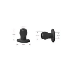 Perfect Fit Tunnel Plug Large Black 6,5 Cm 7 Perfect Fit Tunnel Plug Large Black 6,5 Cm -Sex Spielzeug Laden tunnel plug large black 65 cm3