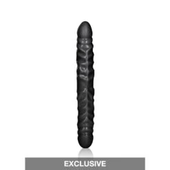 CalExotics Veined Double Dong 12 Inch Black -Sex Spielzeug Laden veined double dong 12 inch black3