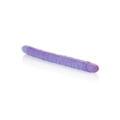CalExotics Veined SuperSlim Dong 17.5 In. Purple